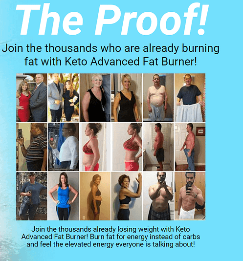 Keto Advanced Fat Burner Proof